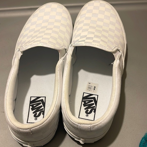 Vans Other - All White USED ONCE LowTop Vans